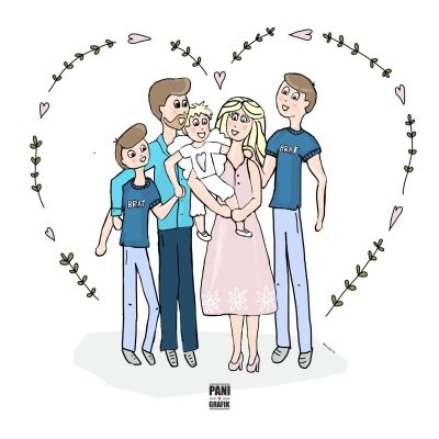 Ilustracja rodzinna